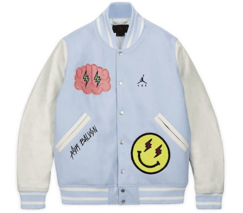 Jordan x J Balvin Varsity Jacket Blue